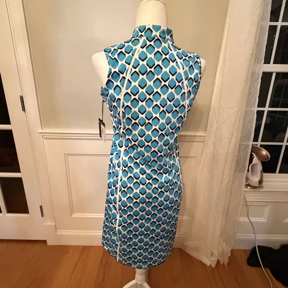 NWT Tail Activewear Sleeveless Quarter Zip Golf Dress Blue Size S - Picture 9 of 10